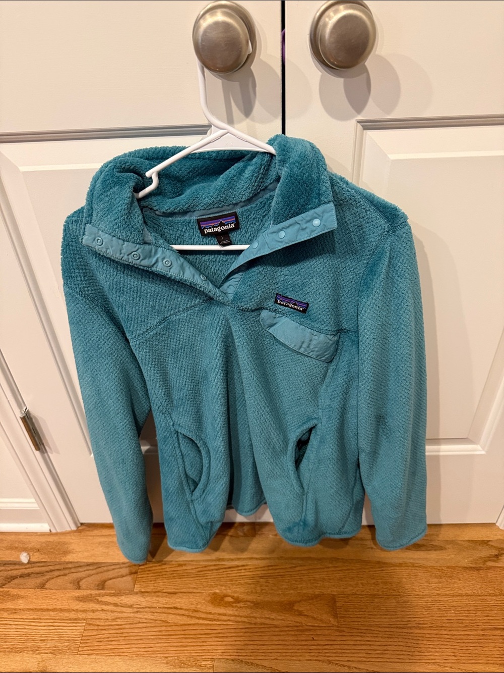 Patagonia Teal Pullover Fleece Jacket